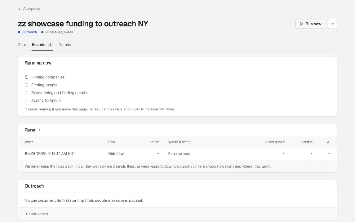 The run in progress: finding companies in Form D filings